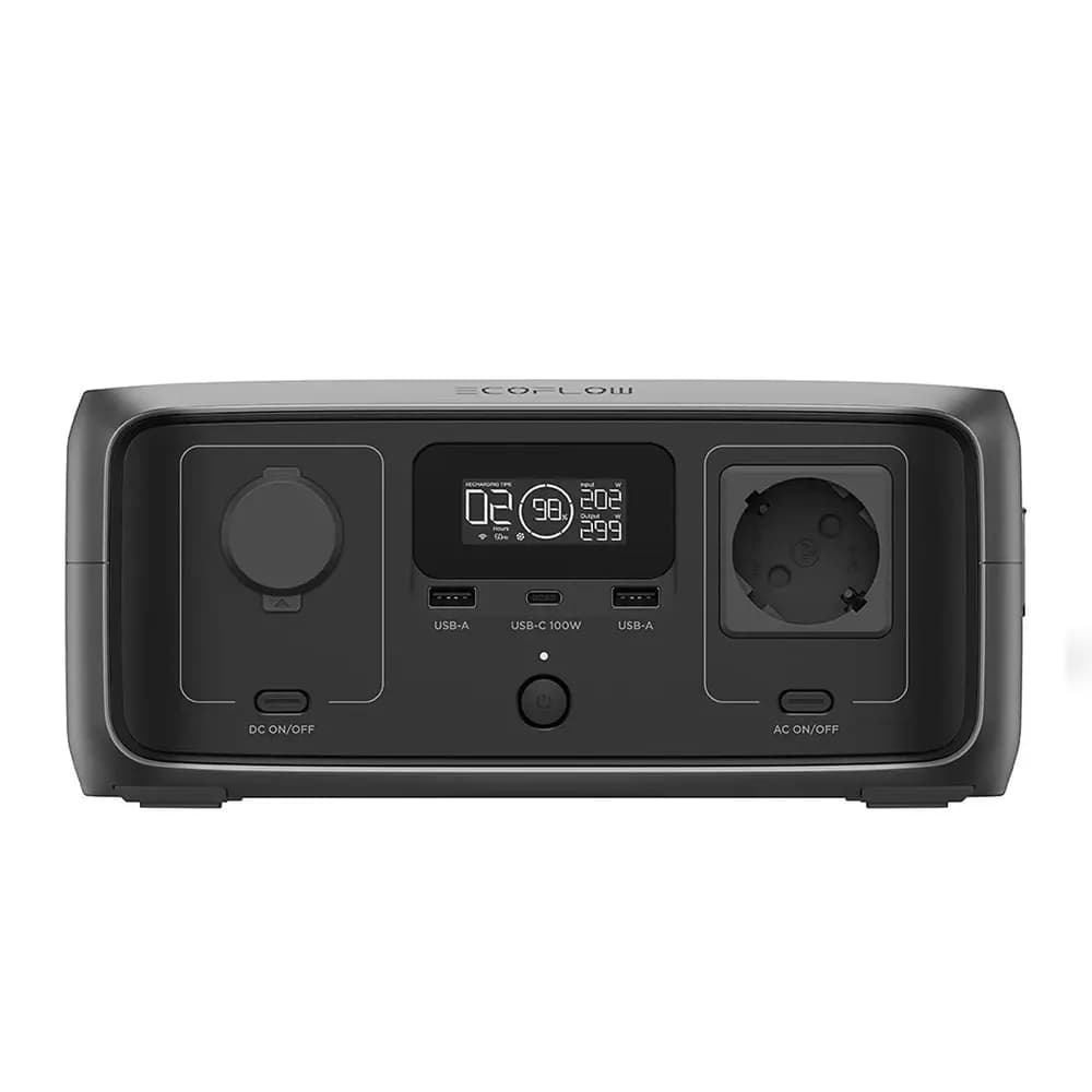 پاور استیشن اکوفلو مدل EcoFlow River 3 ظرفیت ۲۴۵ واتساعت توان خروجی ۳۰۰ وات