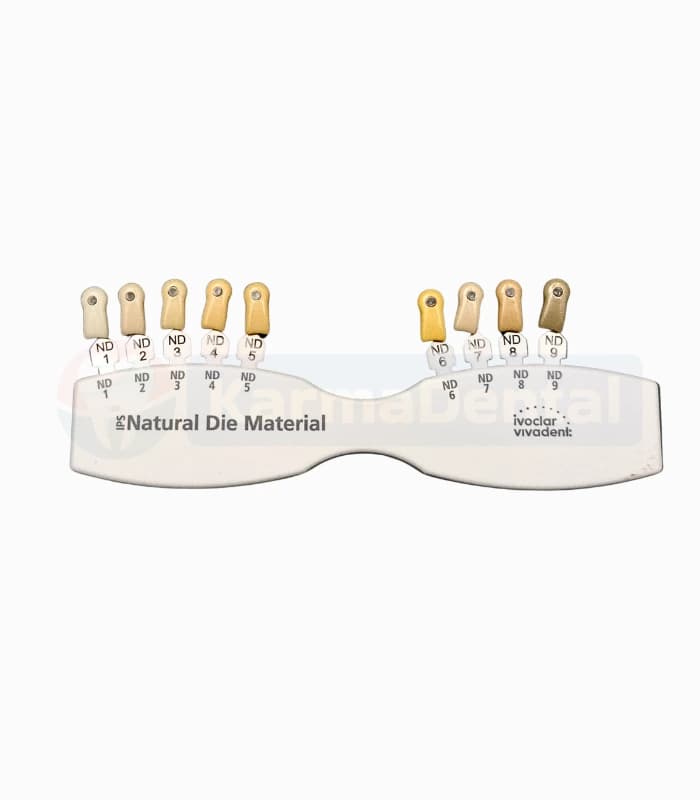 کیت کامل نمونه رنگ ایوکلار A-D به همراه رنگ های IPS Natural Die Material — تصویر ۳