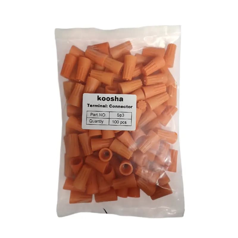کانکتور پیچی سایز 3 بسته 100 عددی