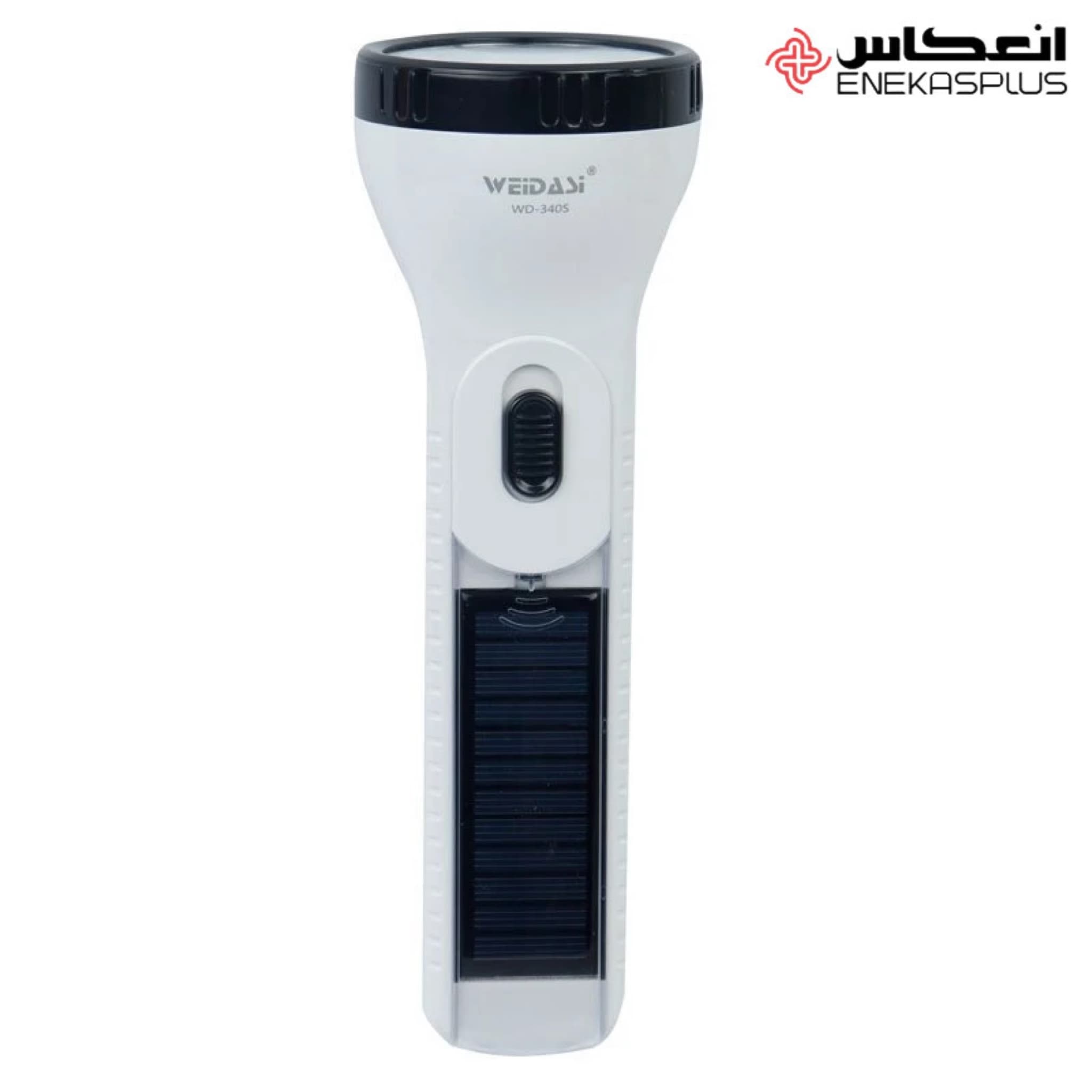 چراغ قوه شارژی خورشیدی ویداسی مدل WD-340S — تصویر ۴