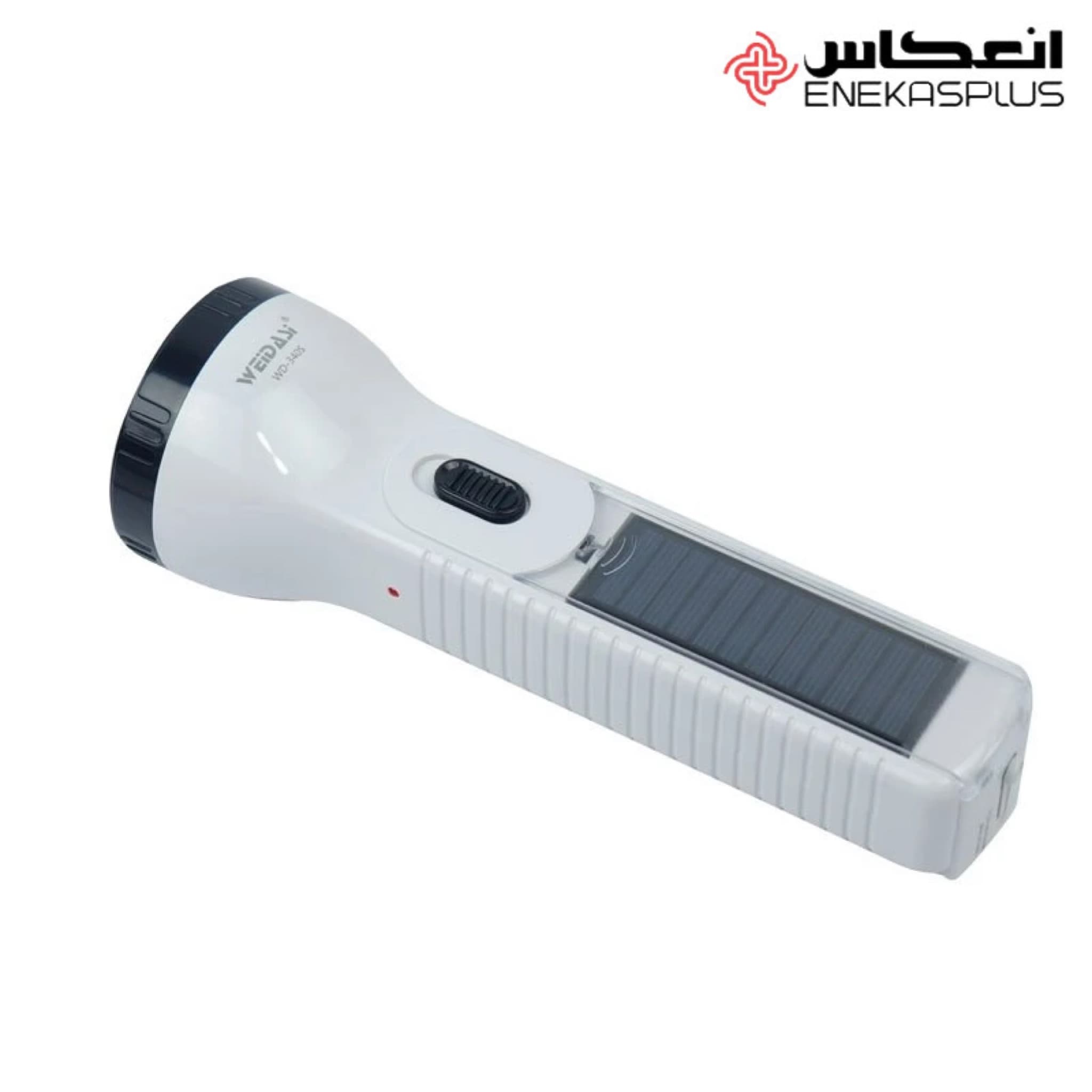 چراغ قوه شارژی خورشیدی ویداسی مدل WD-340S — تصویر ۵