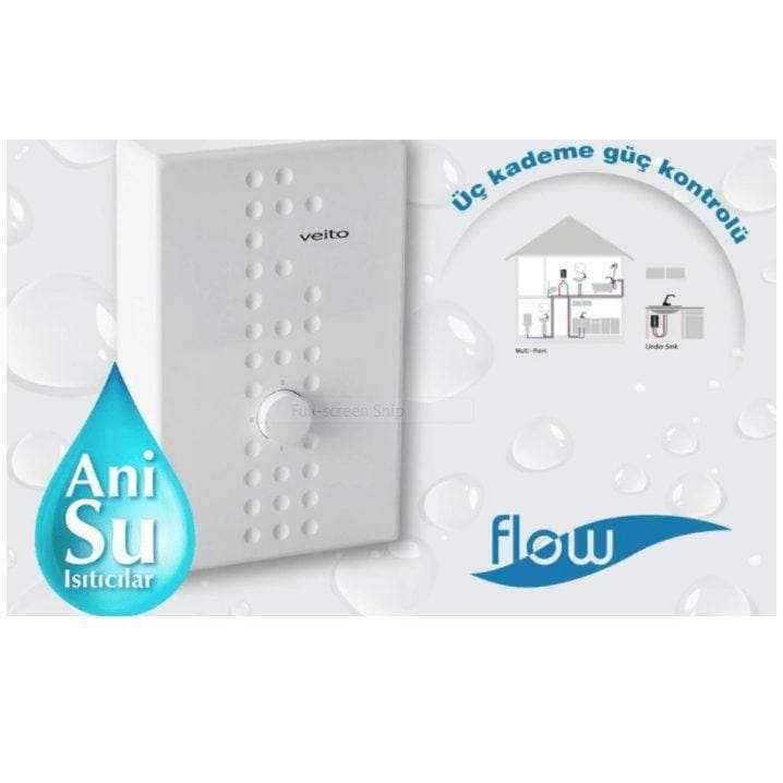 آبگرمکن برقی بدون مخزن زودجوش ویتو veito مدل Flow S PLUS
