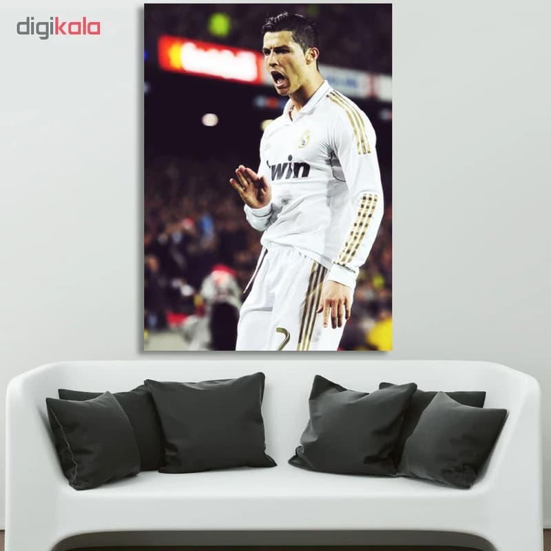 تابلو شاسی گالری استاربوی طرح کریستیانو رونالدو مدل Football 2 — تصویر ۴