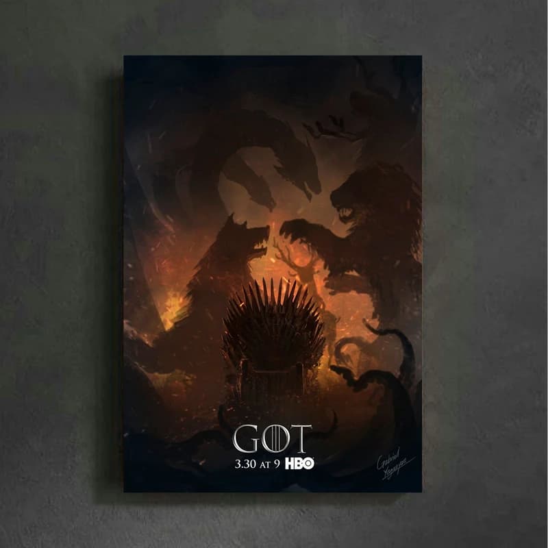 تابلو شاسی مدل گیم اف ترونز (Game of Thrones) کد FMO92 — تصویر ۲