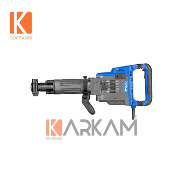 چکش تخريب 18.5 کيلويی 1700 وات صنعتی 80 ژول گريسی 2549 نوا