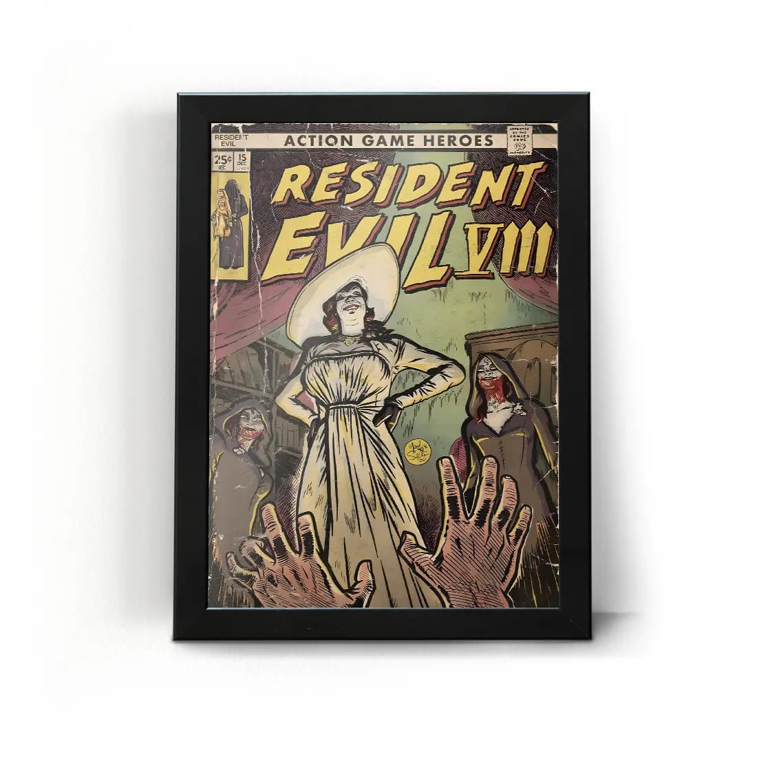 تابلو قاب رزیدنت اویل ویلج Resident Evil Village