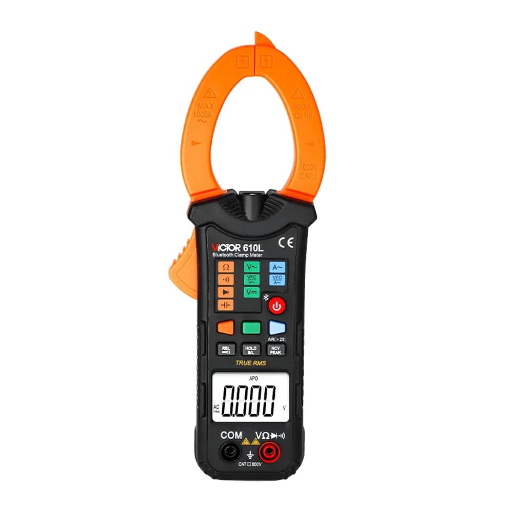 آمپرمتر کلمپی بلوتوث دار AC ویکتور مدل Victor 610L — تصویر ۲