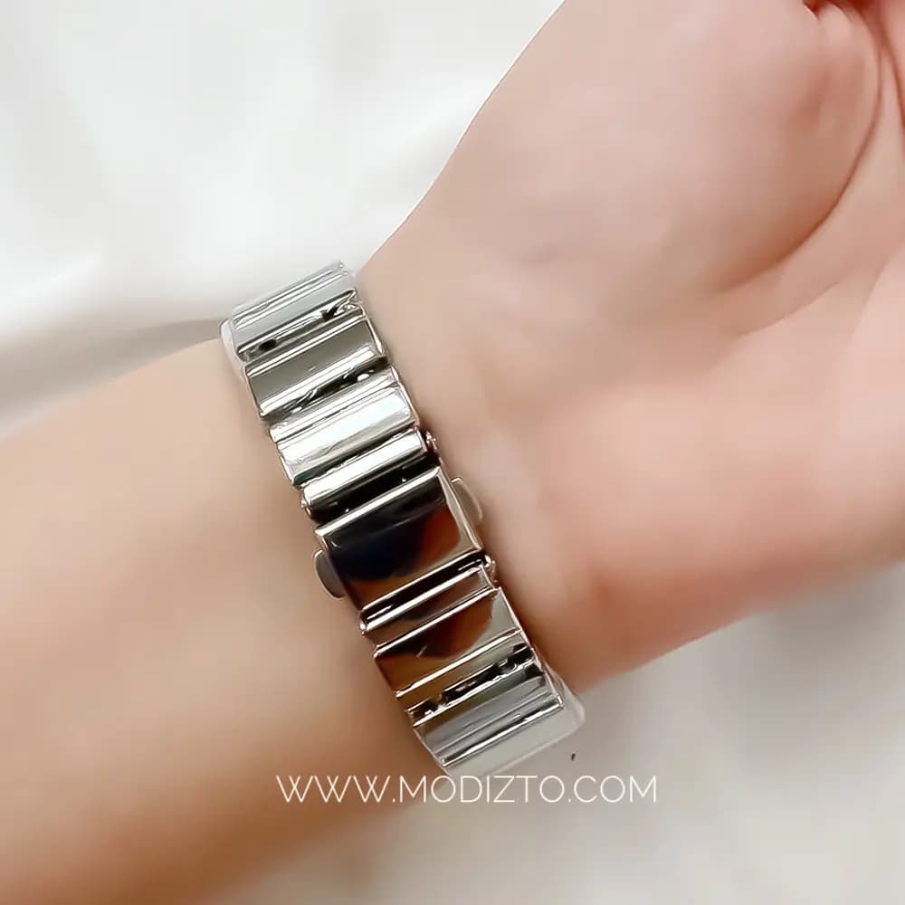 ساعت مچی زنانه امگا Omega کانسیلیشن مدل عدد نگینی صفحه سبز شاینی — تصویر ۳