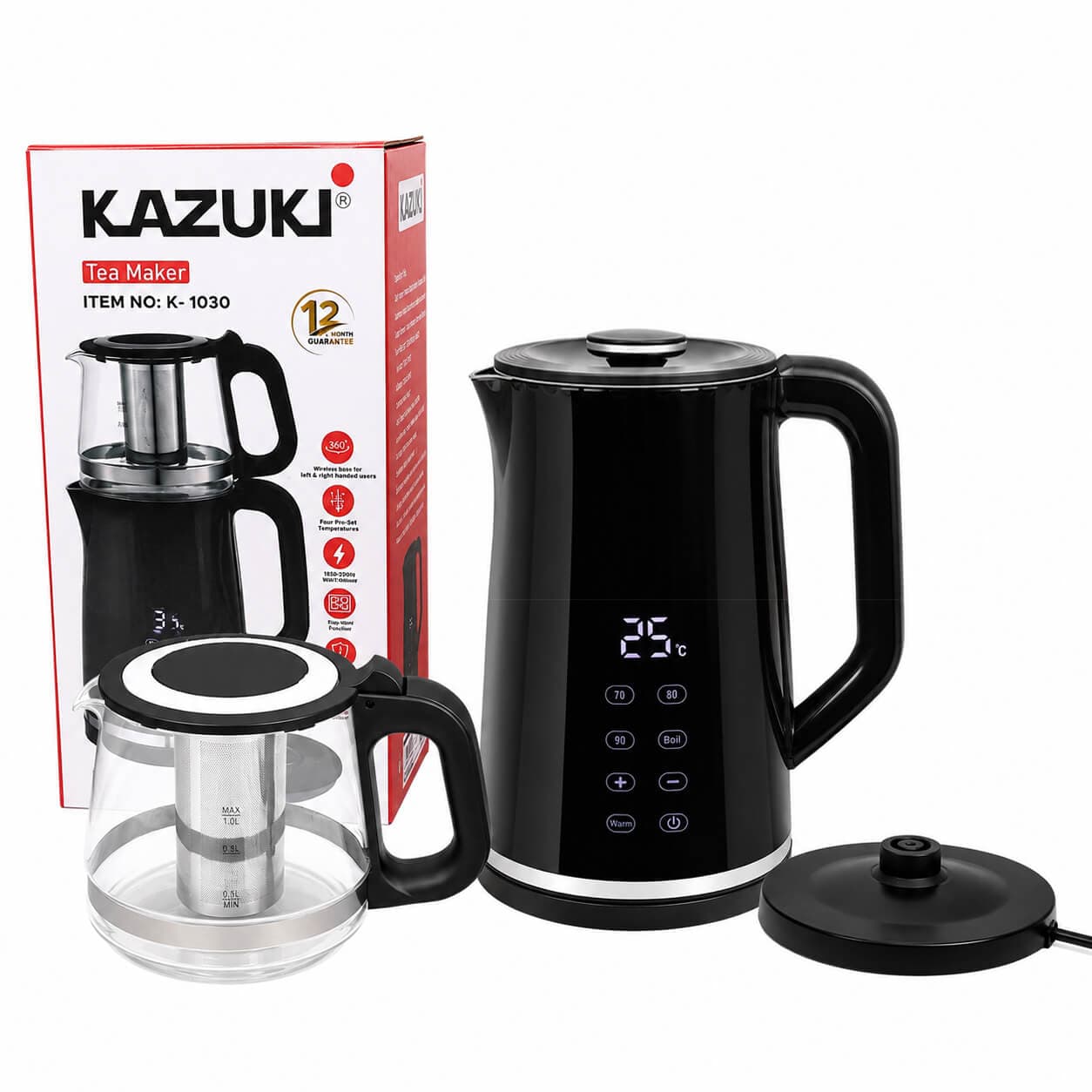 سماور برقی (چایساز سماوری) کازوکی مدل K1030 — تصویر ۳