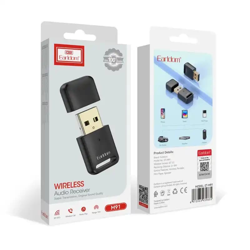 دانگل بلوتوث ارلدام Earldom Bluetooth receiver ET-M91