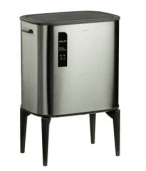 سطل 20 لیتر دستی فرنیش دو مخزنه اسمارت رنگ استیل کد 6955H-SS