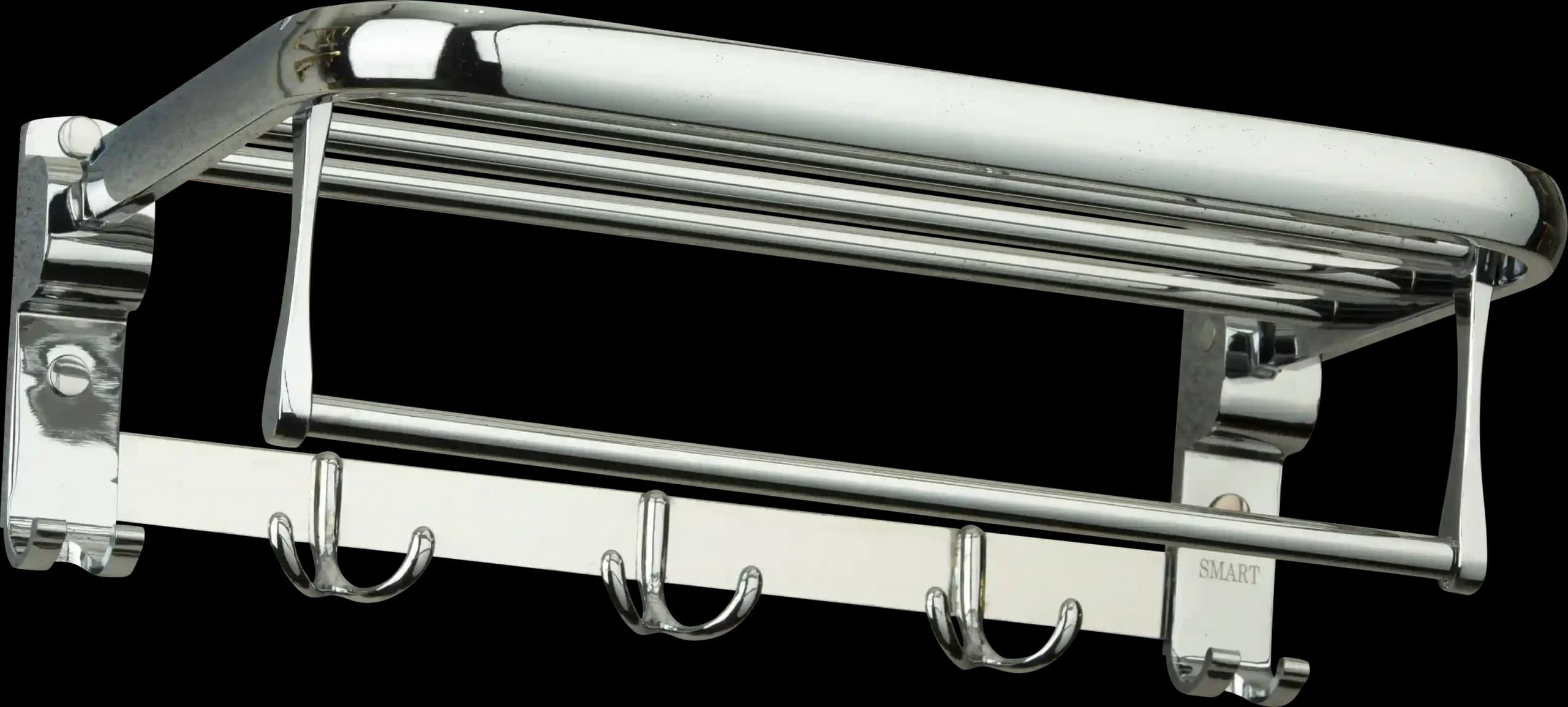 رخت آویز سایز 40 اسمارت رنگ کروم طرح banyo کد 6620