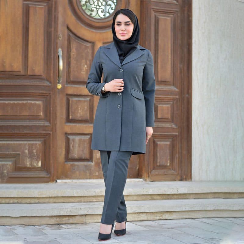 مانتو شلوار اداری زنانه مدل لطیفه