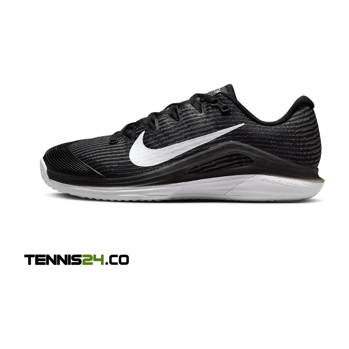 کفش تنیس مردانه نایک Nike Vapor 12 Clay Tennis Shoes- مشکی — تصویر ۸