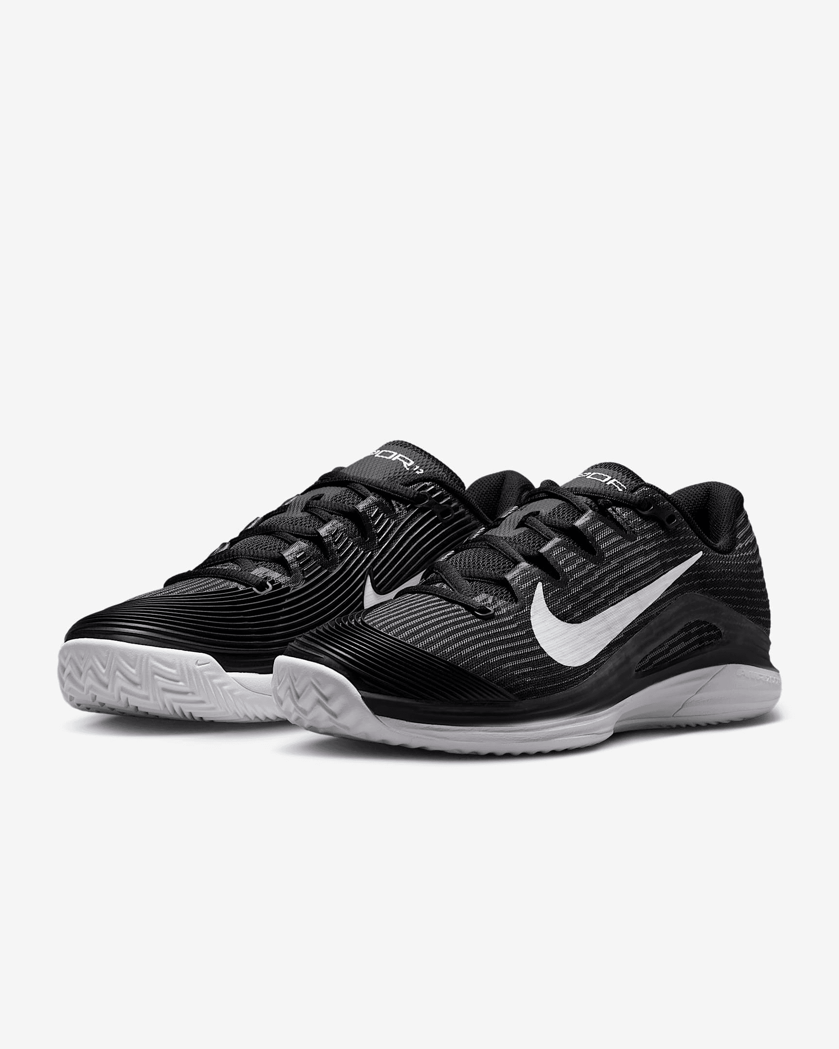 کفش تنیس مردانه نایک Nike Vapor 12 Clay Tennis Shoes- مشکی — تصویر ۵