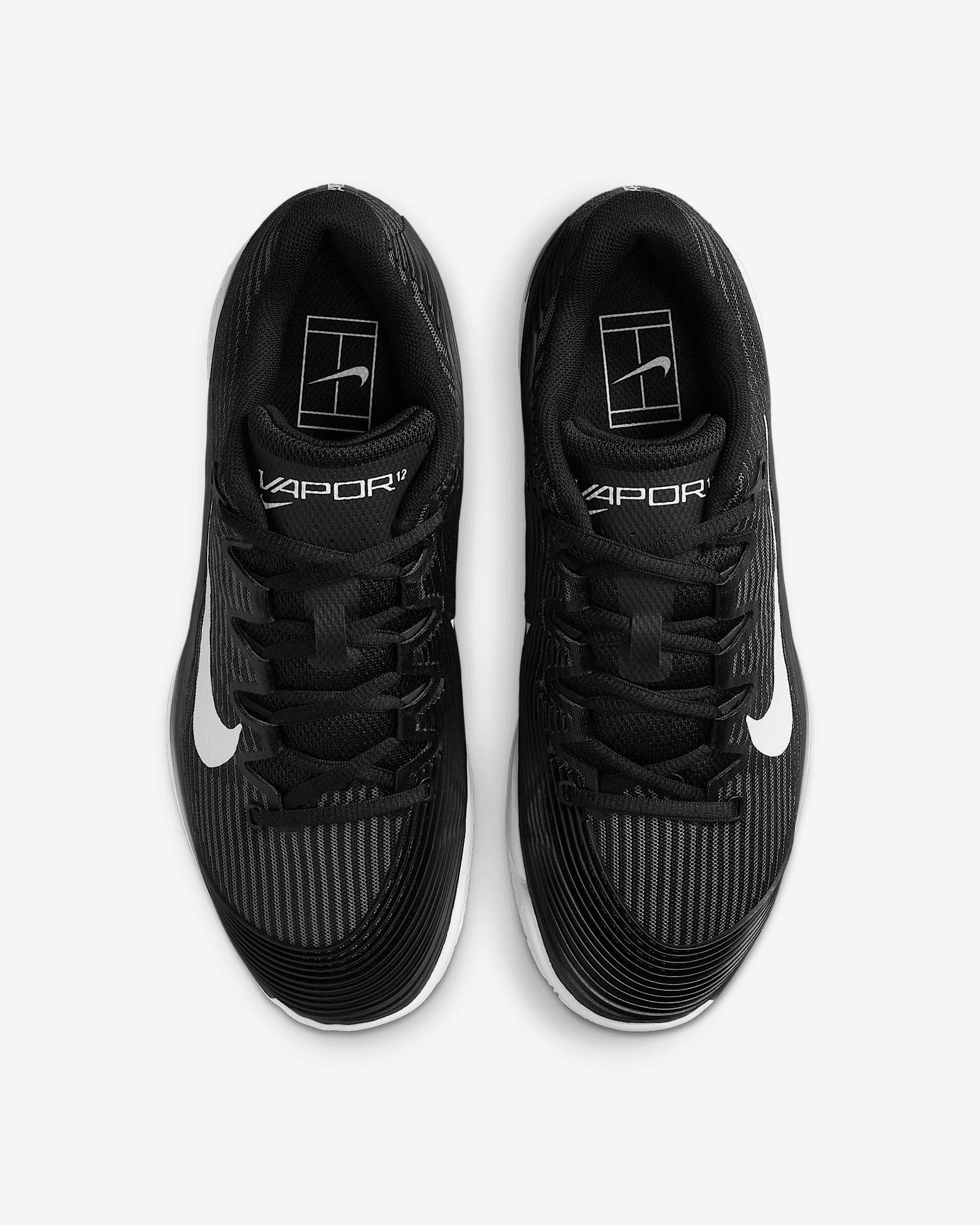 کفش تنیس مردانه نایک Nike Vapor 12 Clay Tennis Shoes- مشکی — تصویر ۶
