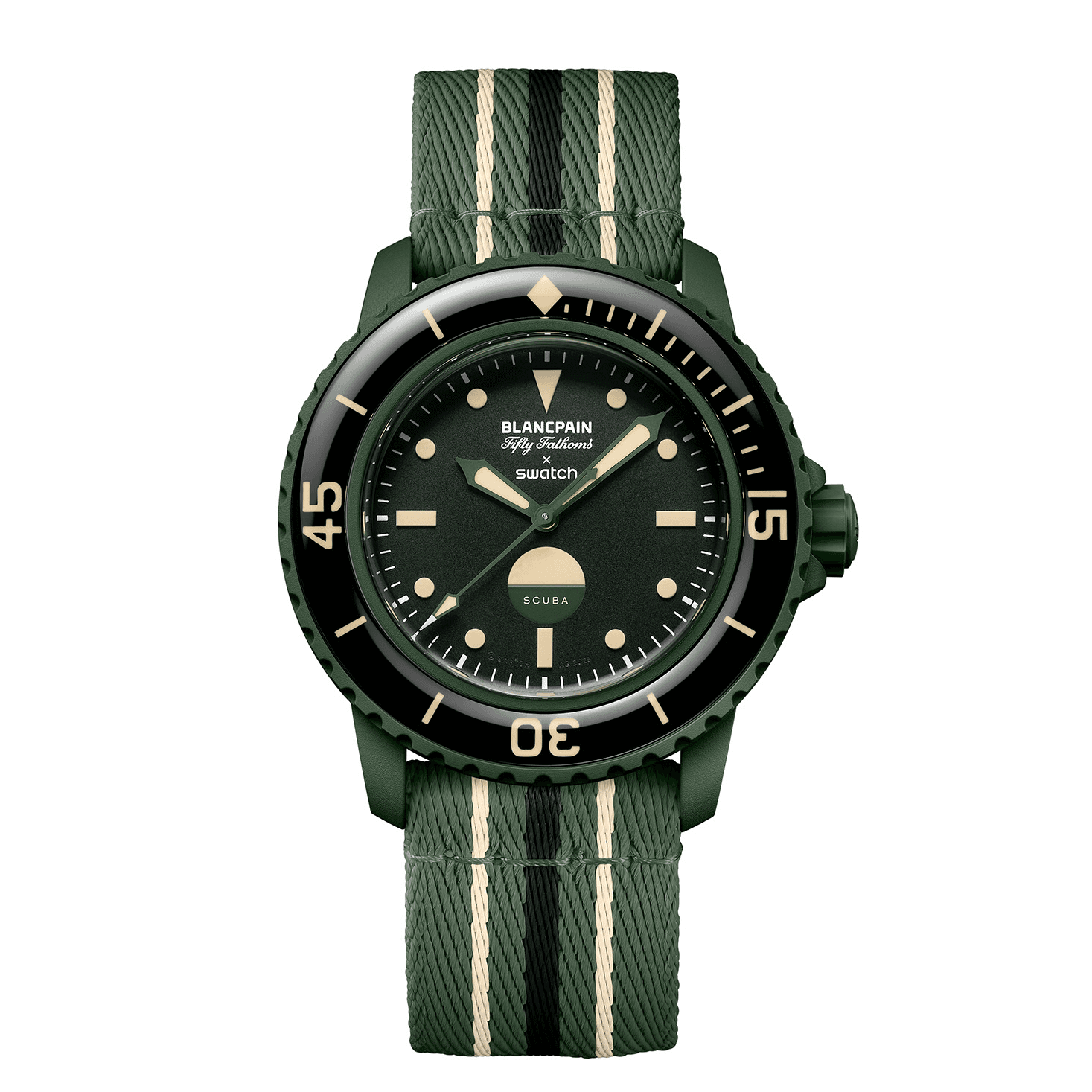 ساعت بلان پن سواچ – BLANCPAIN X SWATCH GREEN ABYSS