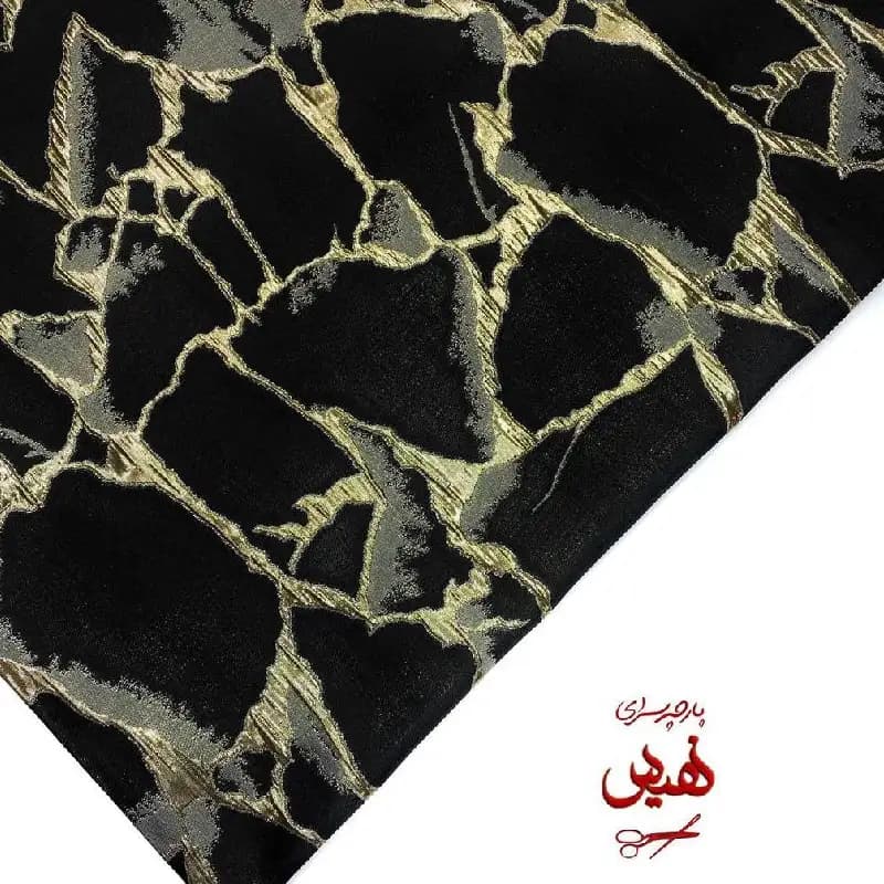 پارچه ژاکارد مانتویی رنگ مشکی