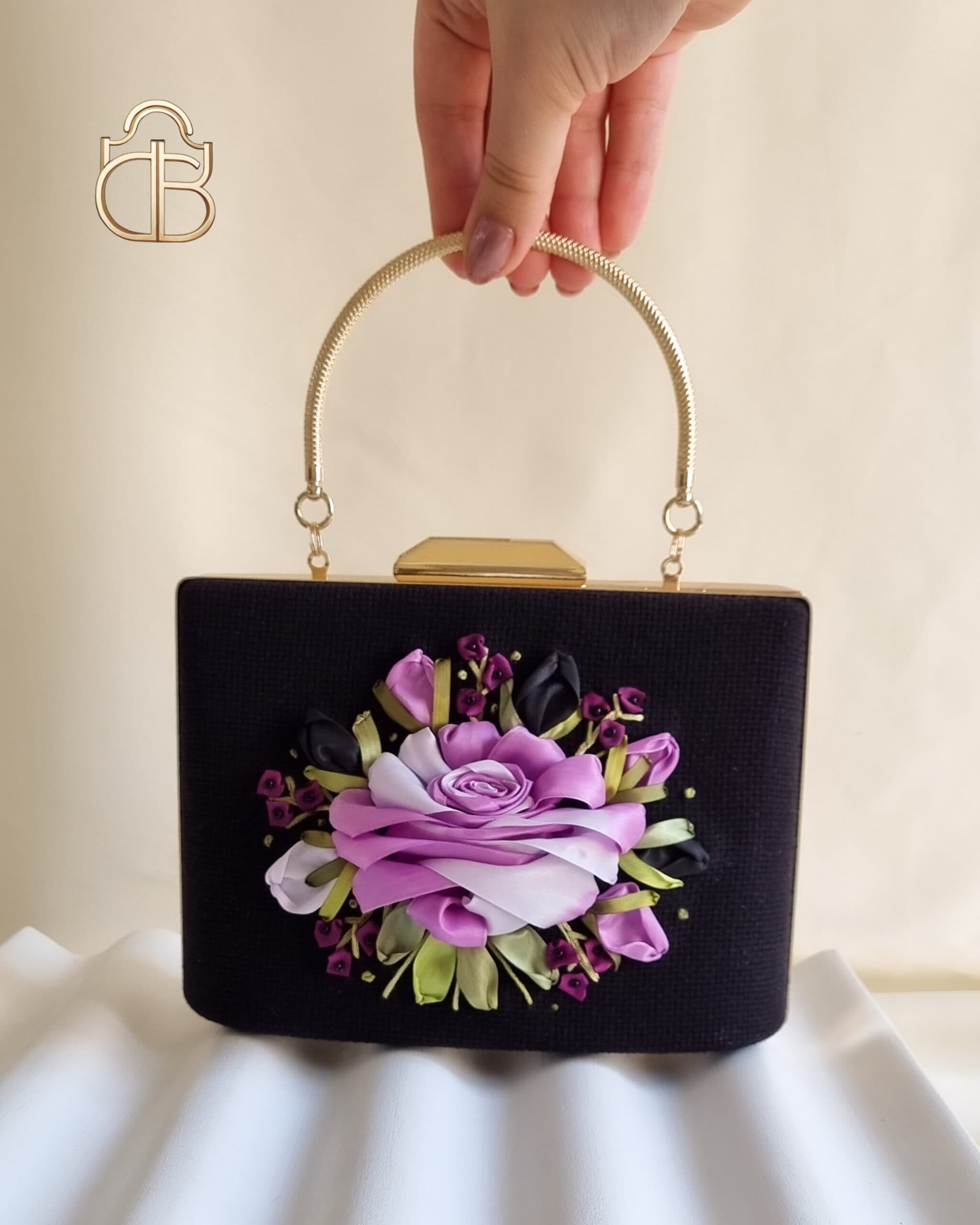 کیف کلاچ flower