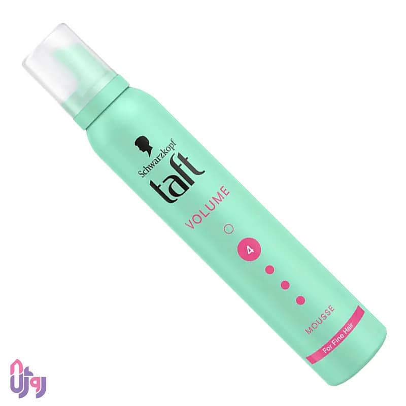 اسپری حالتدهنده مو شوارتسکف تافت Schwarzkopf Taft مدل موس مو حجمدهنده و حالت دهنده Volume با قدرت نگهدارندگی 4 حجم 200 میلیلیتر — تصویر ۲