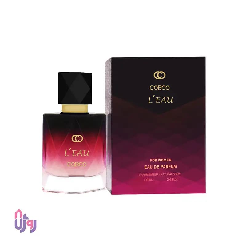 ادکلن زنانه کوبکو COBCO مدل لئو L’EAU حجم 100 میلیلیتر — تصویر ۲