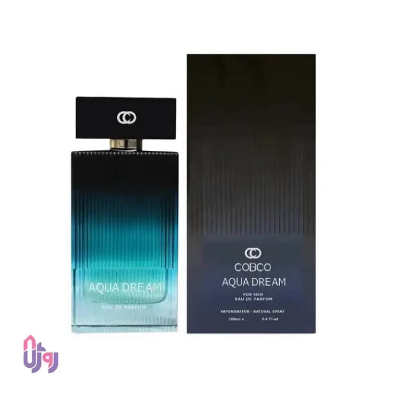 ادکلن مردانه کوبکو COBCO مدل آکوا دریم AQUA DREAM حجم 100 میلیلیتر — تصویر ۲