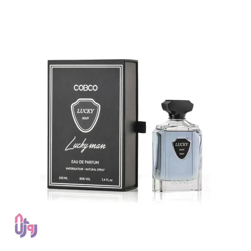 ادکلن مردانه کوبکوCOBCO مدل لاکی من LUCKY MAN حجم 100 میلیلیتر — تصویر ۲