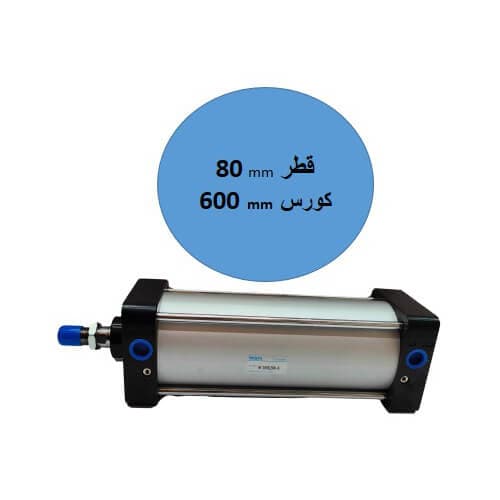 جک پنوماتیک 600*80 | جک پنوماتیک چهارمیل sc80*600-s