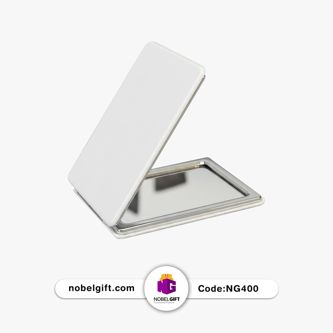 آینه جیبی مستطیلی چرمی کد NG400