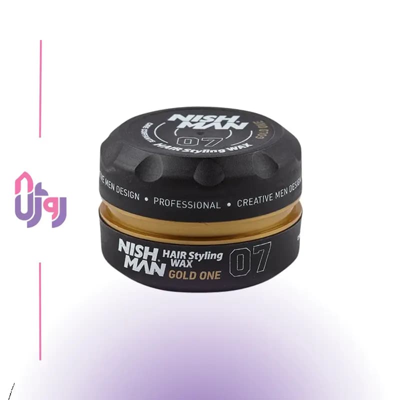 واکس مو نیشمن NISHMAN مدل گلد Gold One شماره 07 حجم 150 میلیلیتر