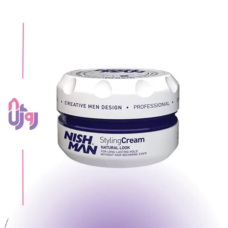 کرم مو نیشمن Nishman سفید مدل Styling Cream شماره 6 حجم 150 میلیلیتر