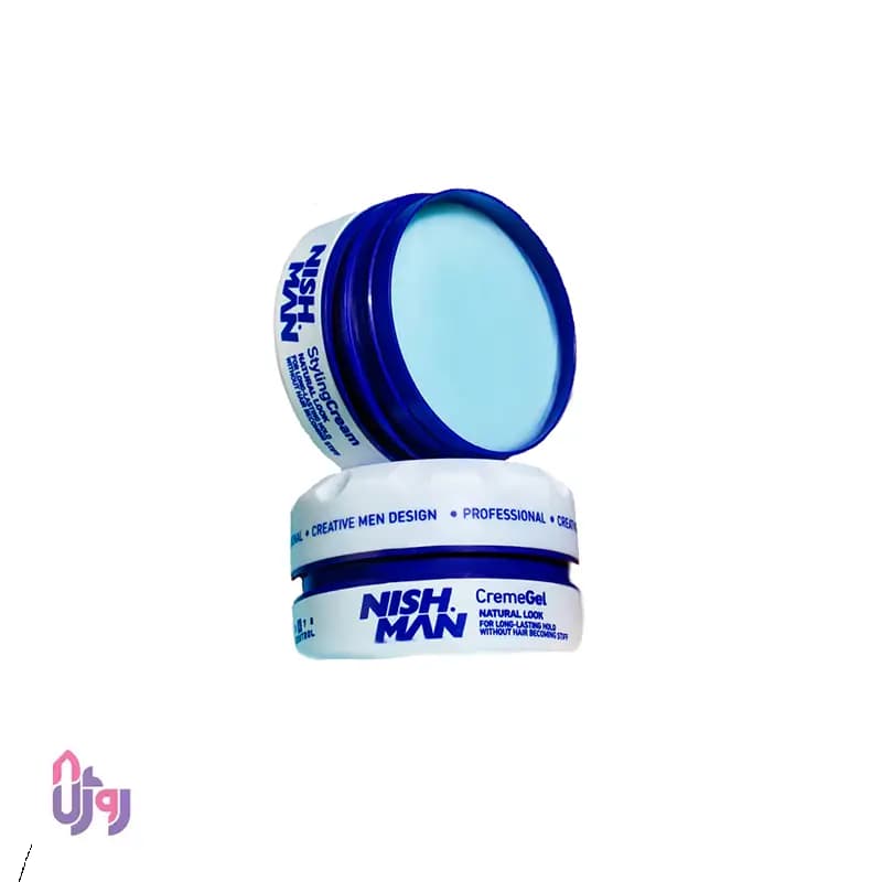 کرم مو نیشمن Nishman سفید مدل Styling Cream شماره 6 حجم 150 میلیلیتر — تصویر ۳