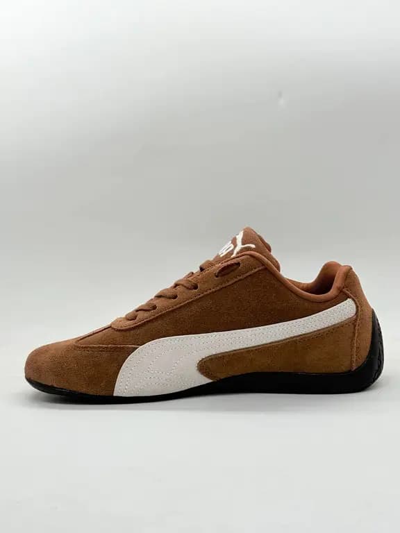 کتونی پوما زنانه قهوه ای Women’s Puma sneakers, brown — تصویر ۴