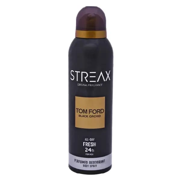 اسپری بدن مردانه استریکس مدل Tom Ford Black Orchid حجم ۲۰۰ میلی لیتر