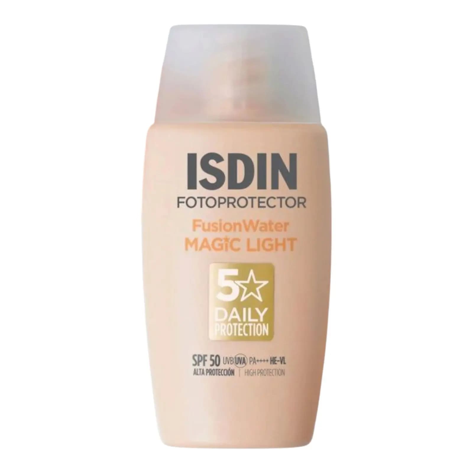 ضد آفتاب رنگی ایزدین مدل فیوژن واتر مجیک لایت SPF 50