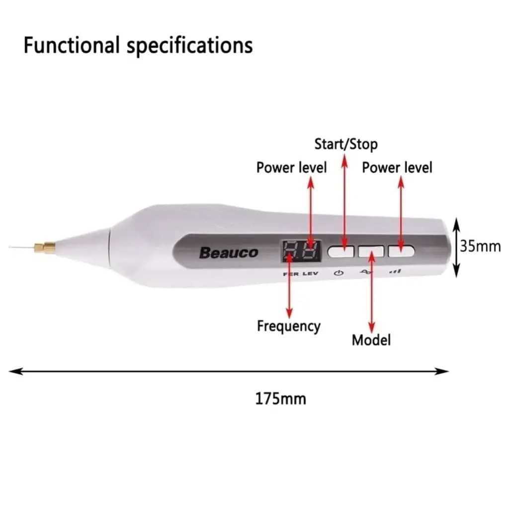دستگاه پلاسما زیکن برق مستقیم و شارژی برند بایکو BEAUCO PLASMA PEN — تصویر ۷