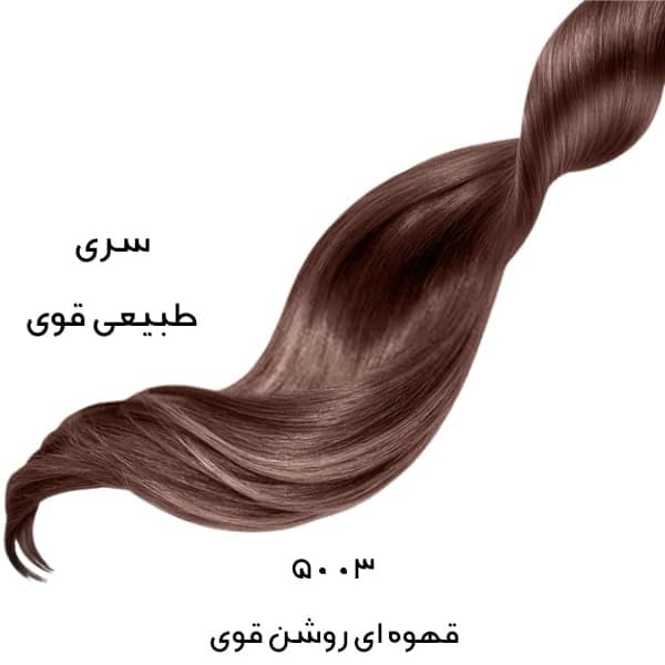 رنگ مو نیترو پلاس کراتینه شماره ۵۰۰۳ قهوه ای روشن قوی حجم ۱۰۰ میلی لیتر — تصویر ۲