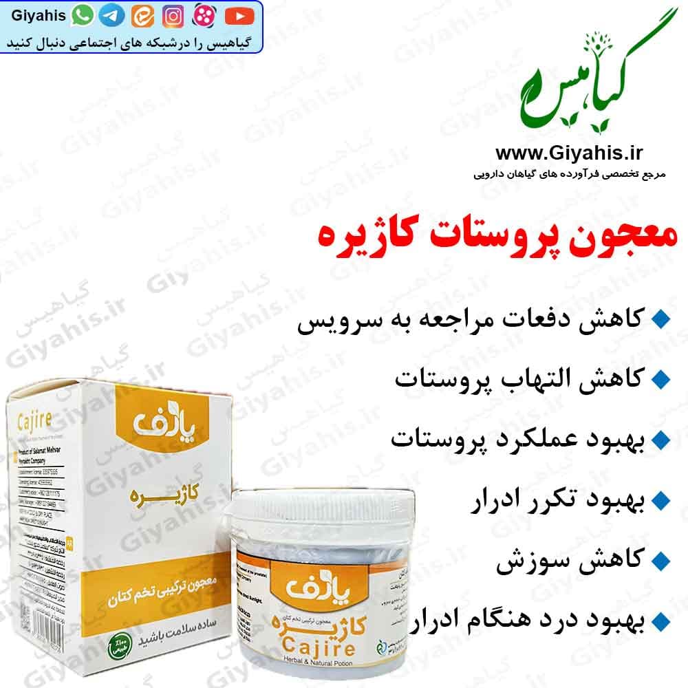 معجون پروستات کاژیره