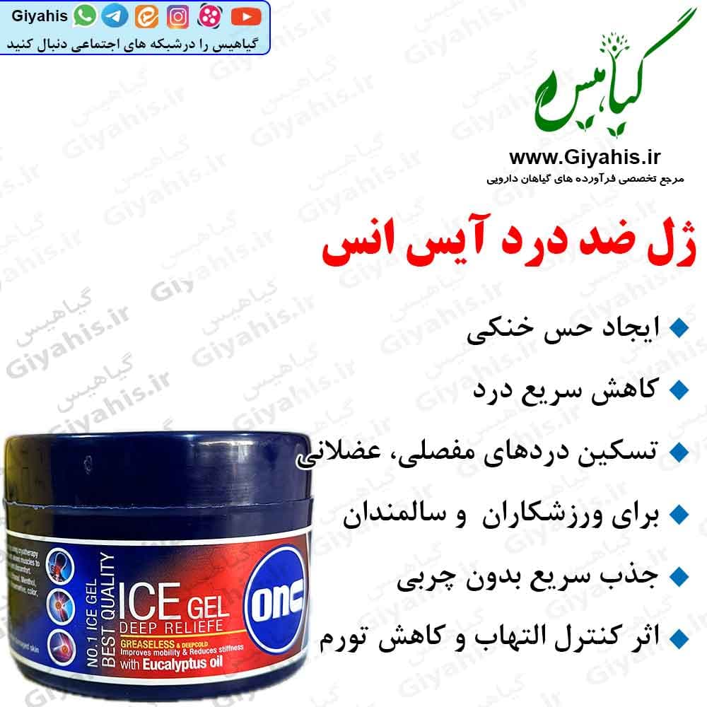 ژل ضد درد آیس انس