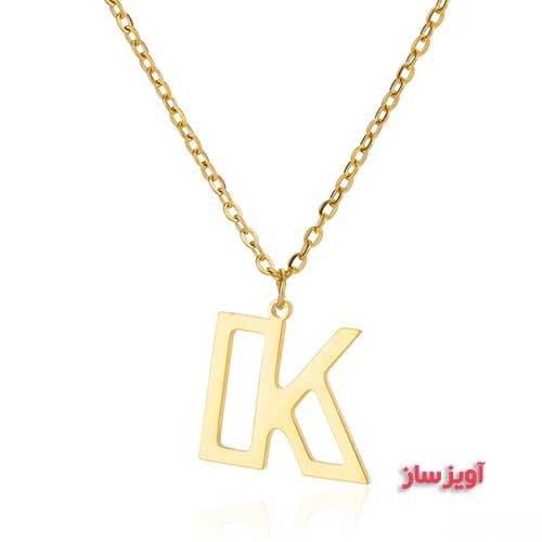 گردنبند حرف انگلیسی K کد 102794