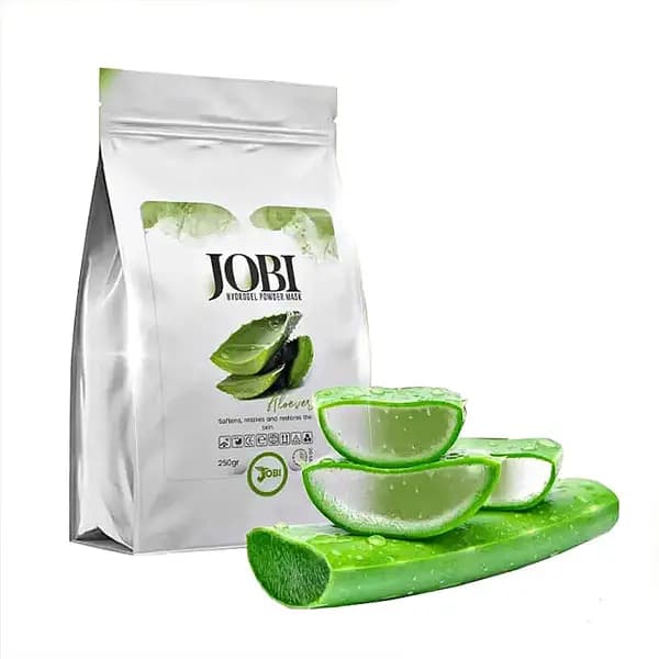 ماسک پودری هیدروژلی آلوئه ورا جوبی Jobi حجم 250 گرم