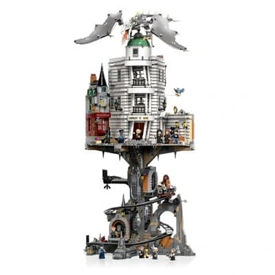 لگو هری پاتر گرین گاتز بانک جادوگران Gringotts Wizarding Bank (4803 قطعه) برند لپین آیتم 5556 — تصویر ۹