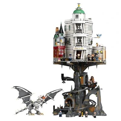 لگو هری پاتر گرین گاتز بانک جادوگران Gringotts Wizarding Bank (4803 قطعه) برند لپین آیتم 5556 — تصویر ۳