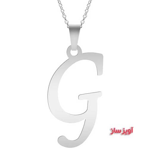 گردنبند حرف انگلیسی G کد 102689 — تصویر ۲