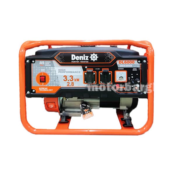 موتور برق دنیز 3.3 کیلو وات بنزینی مدل DL6000E