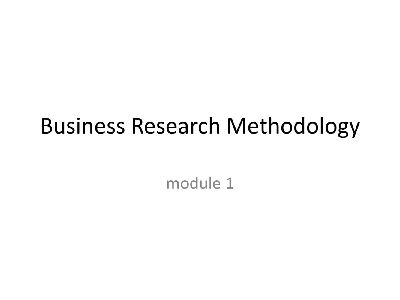 کتاب روش تحقیق در کسب و کار پودمان (Business Research Methodology module) نسخه انگلیسی PDF — تصویر ۲