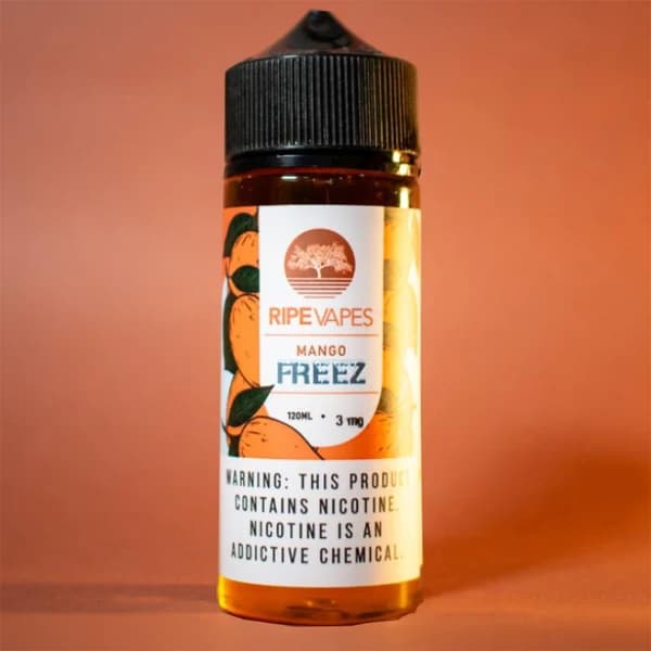 جویس انبه یخ رایپ ویپز | Ripe Vapes Mango Freez 120ml — تصویر ۲