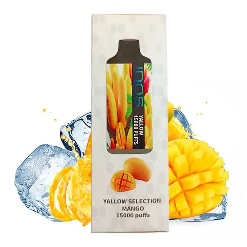 پاد یکبار مصرف انبه یخ آیکاس ۱۵۰۰۰ پاف | IQOS Yellow Mango Disposable pod
