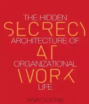 دانلود کتاب Secrecy at work the hidden architecture of organizational life – رازداری در کار معماری پنهان زندگی سازمانی