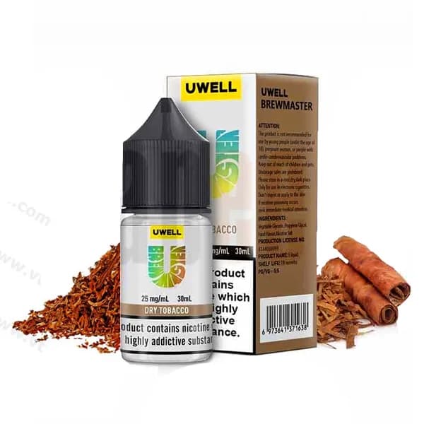 سالت درای توباکو تنباکو خشک یوول | Uwell Dry Tobacco salt 30ml